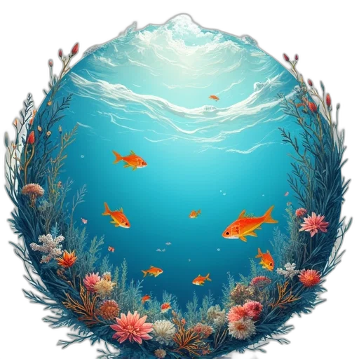 crown, animal, flower, creature transparent PNG cut-out
