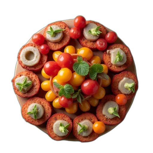 food, crown, hat, 3d render transparent PNG cut-out