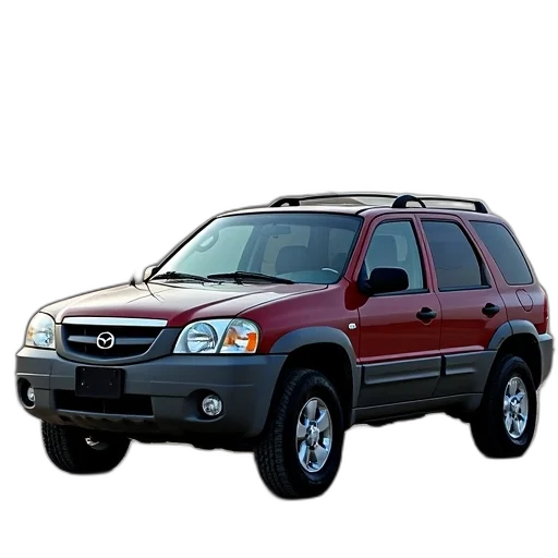 car, photorealistic, 2003, mazda, tribute, which, top, safety transparent PNG cut-out