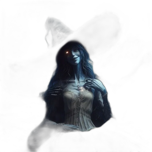 dress, mask, face, creature, concept art, fantasy art, comic book art, photorealistic transparent PNG cut-out