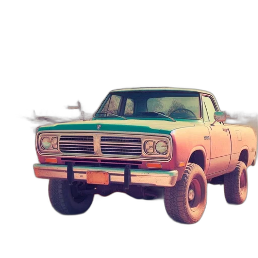 car, weapon, animal, photorealistic, 3d render, concept art, pixel art, earth tones transparent PNG cut-out
