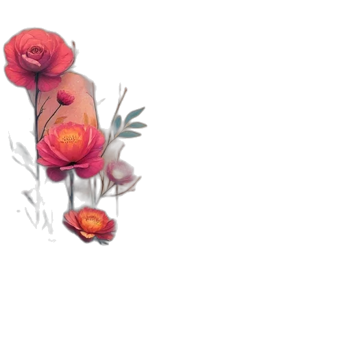flower, food, crown, weapon, concept art, pixel art, watercolor, 3d render transparent PNG cut-out