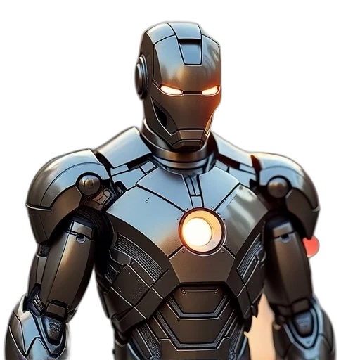 robot, comic book art, concept art, 3d render, pixel art, detailed, image, metallic transparent PNG cut-out