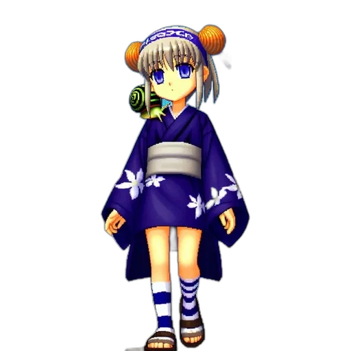 staff, pixel art, anime, concept art, 3d render, female, character, wearing transparent PNG cut-out