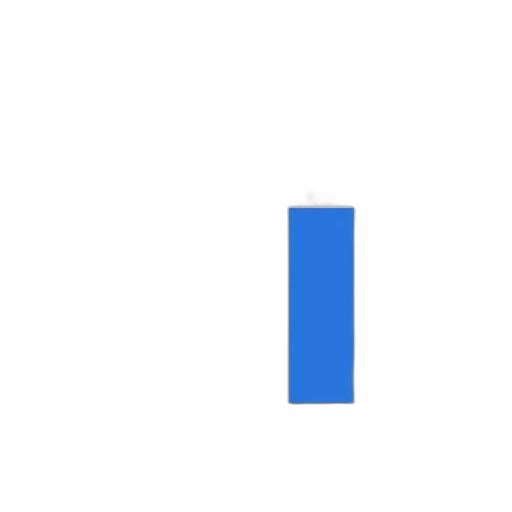 robot, pixel art, blue, monochrome transparent PNG cut-out