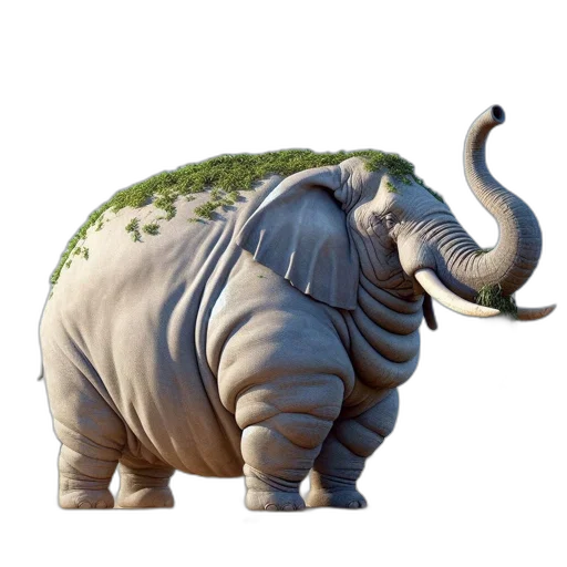 animal, creature, hat, weapon, 3d render, concept art, photorealistic, fantasy art transparent PNG cut-out