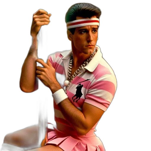 staff, weapon, vaporwave, 3d render, concept art, photorealistic, man, vibrant transparent PNG cut-out