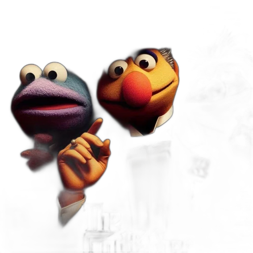 concept art, 3d render, photorealistic, outer space, poster, spoofing, godfather, featuring transparent PNG cut-out