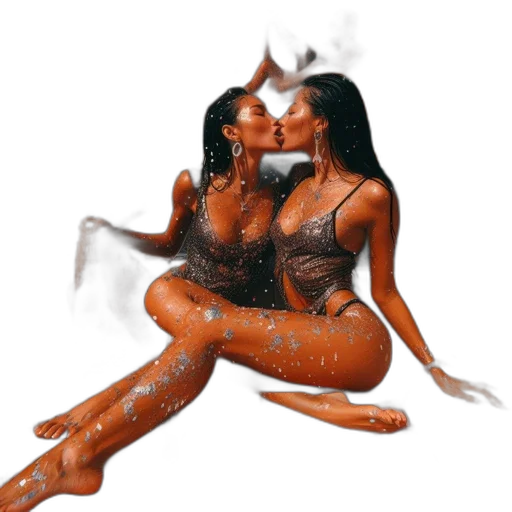 concept art, photorealistic, fantasy art, oil painting, fire, outer space, underwater, image transparent PNG cut-out