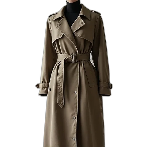 jacket, dress, earth tones, dark, mixed, media, trench, coat transparent PNG cut-out