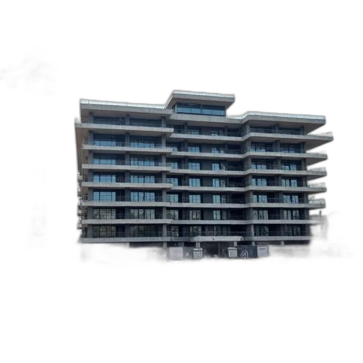 building, 3d render, photorealistic, concept art, modern, under, construction, large transparent PNG cut-out