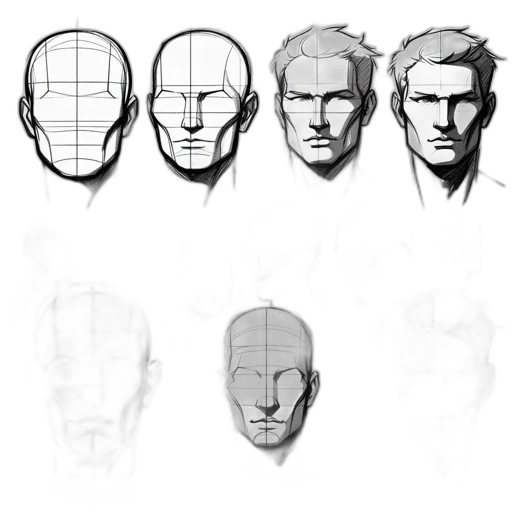mask, face, crown, concept art, 3d render, comic book art, photorealistic, monochrome transparent PNG cut-out