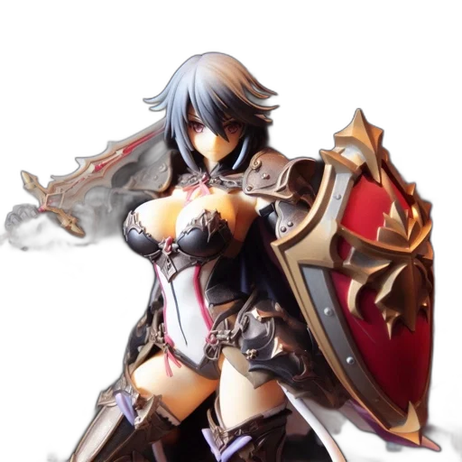 sword, weapon, concept art, fantasy art, pixel art, anime, animated, female transparent PNG cut-out