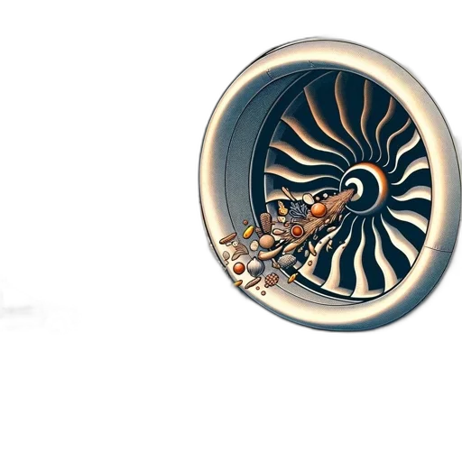 jewelry, dragon, 3d render, concept art, fantasy art, airplane, engine, feeds transparent PNG cut-out