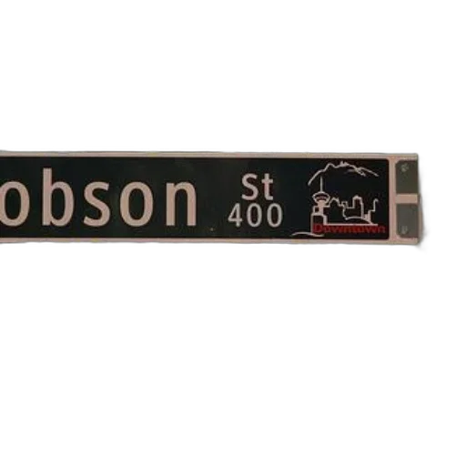 city street, street, sign, reads, robson, 400, illustration, mountain transparent PNG cut-out