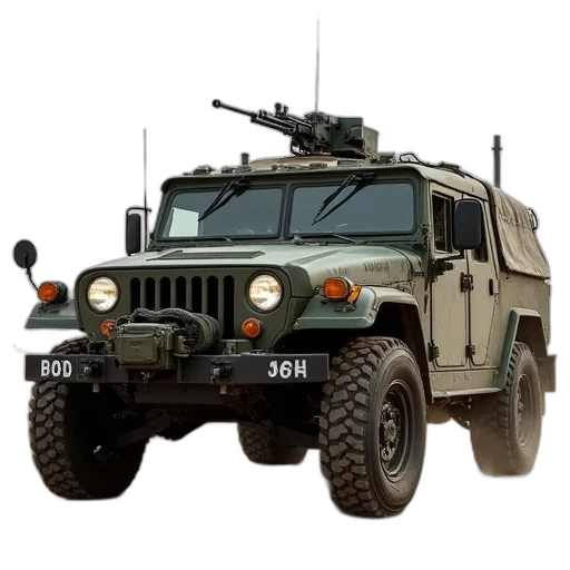 weapon, car, animal, 3d render transparent PNG cut-out