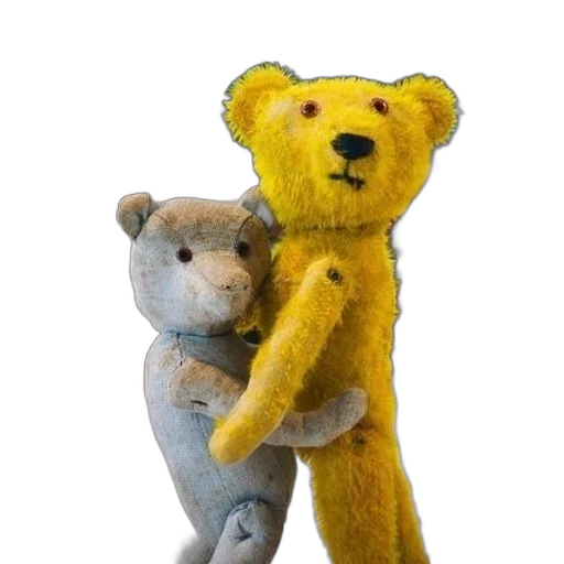staff, two, teddy, bears transparent PNG cut-out