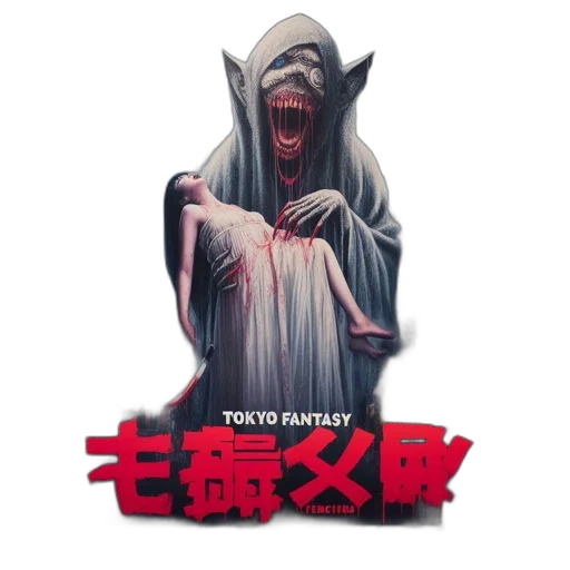 creature, concept art, fantasy art, pixel art, 3d render, tokyo, fantasy, promotional transparent PNG cut-out