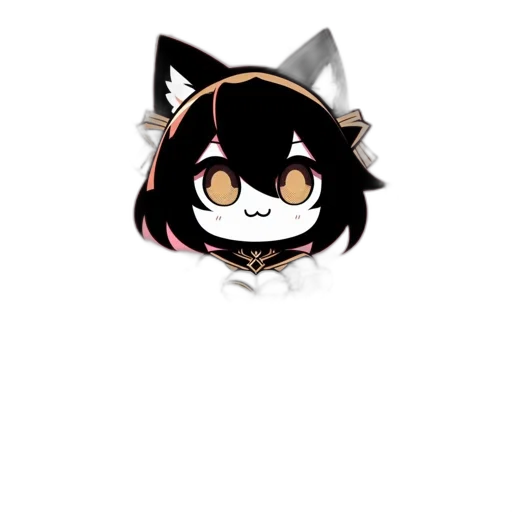creature, animal, staff, mask, anime, pixel art, cartoon, 3d render transparent PNG cut-out