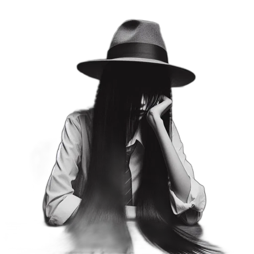 hat, jacket, mask, face, photorealistic, pencil sketch, concept art, oil painting transparent PNG cut-out
