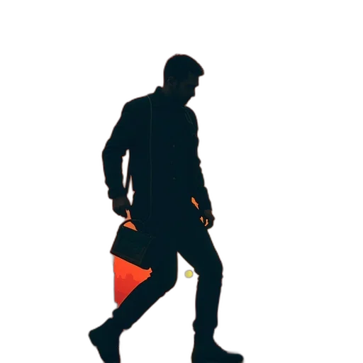 staff, jacket, shoes, umbrella, concept art, 3d render, pixel art, cartoon transparent PNG cut-out