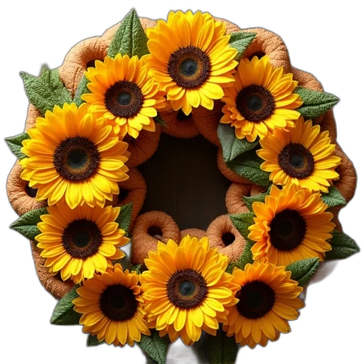 flower, crown, jewelry, mask, 3d render, photorealistic, earth tones, golden transparent PNG cut-out