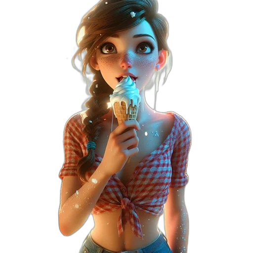 food, face, dress, staff, concept art, fantasy art, cartoon, anime transparent PNG cut-out