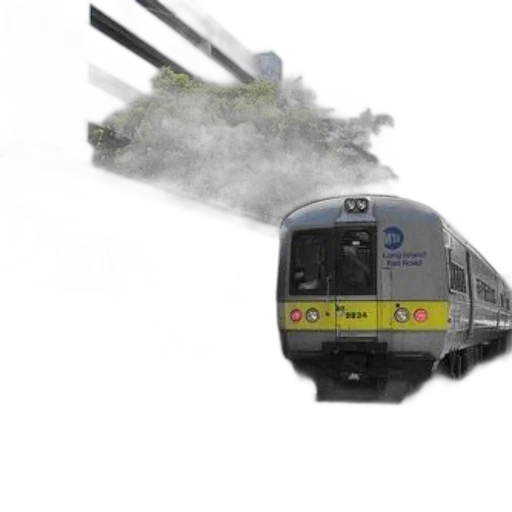 photorealistic, 3d render, concept art, fog, two, trains, one, number transparent PNG cut-out