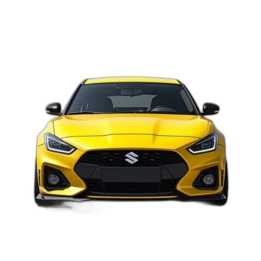 car, face, 3d render, photorealistic transparent PNG cut-out