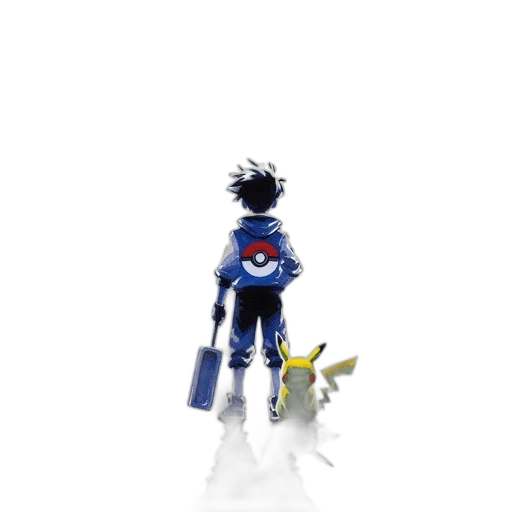 robot, staff, creature, animal, concept art, pixel art, 3d render, fantasy art transparent PNG cut-out