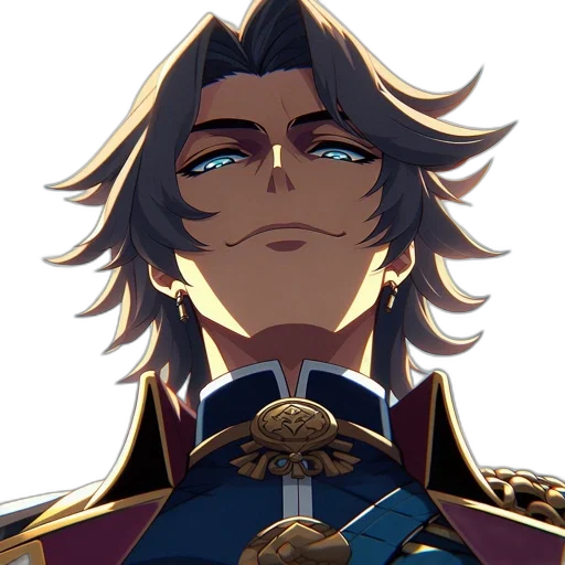 crown, face, staff, mask, pixel art, anime, cartoon, concept art transparent PNG cut-out