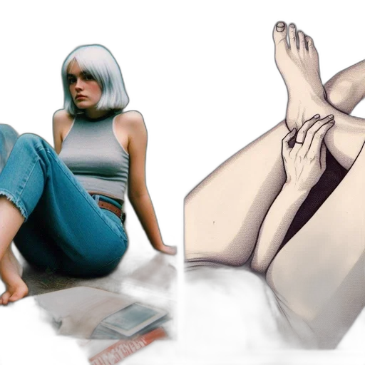 shoes, concept art, photorealistic, 3d render, comic book art, monochrome, blue, pastel transparent PNG cut-out