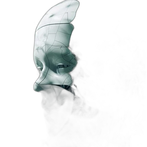 mask, robot, dragon, face, concept art, photorealistic, fantasy art, comic book art transparent PNG cut-out