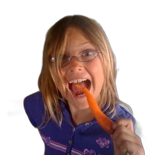staff, weapon, food, creature, young, girl, glasses, eating transparent PNG cut-out