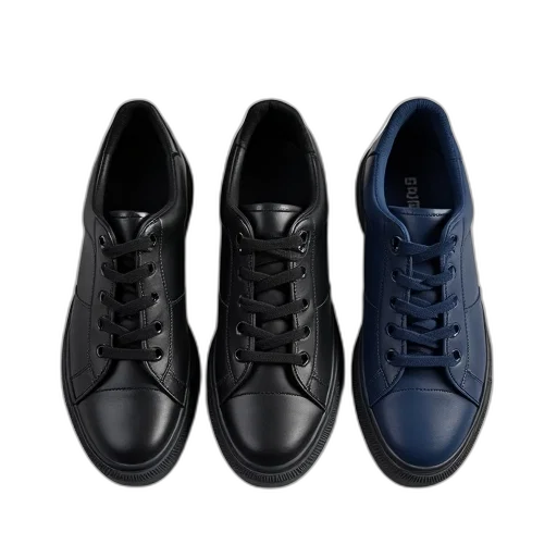 shoes, monochrome, dark, blue transparent PNG cut-out