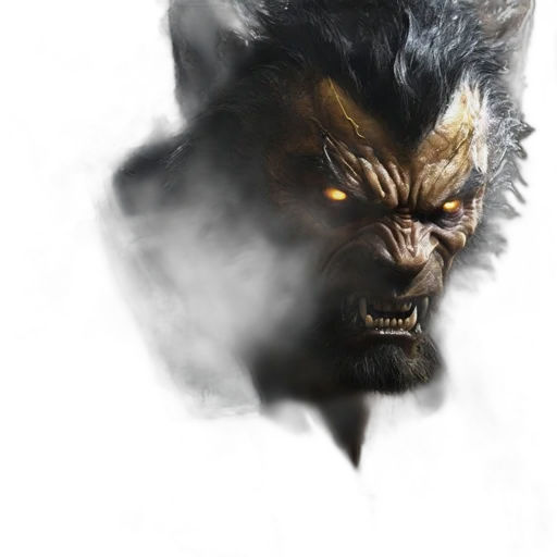 mask, face, creature, animal, concept art, fantasy art, photorealistic, comic book art transparent PNG cut-out