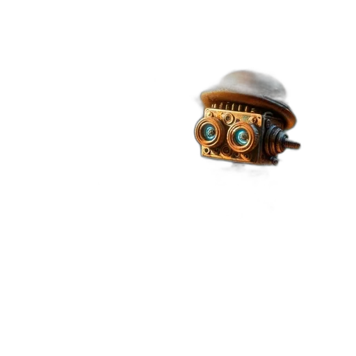 hat, robot, jewelry, crown transparent PNG cut-out