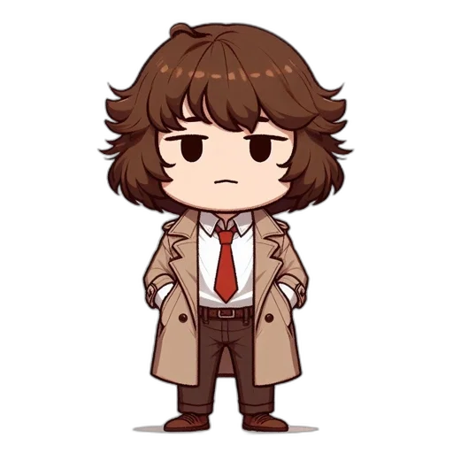 staff, jacket, creature, animal, pixel art, cartoon, anime, concept art transparent PNG cut-out