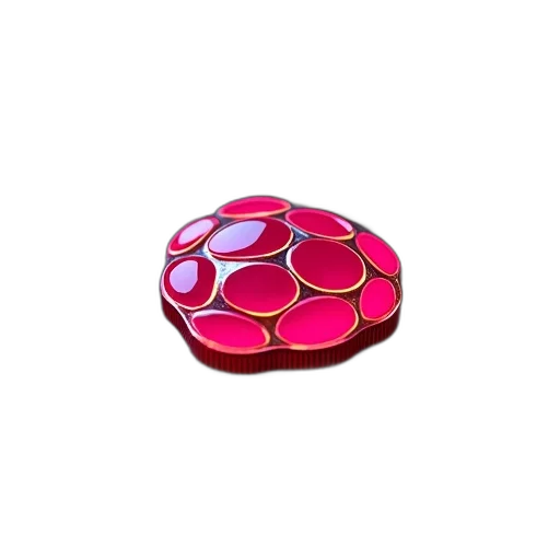 jewelry, flower, furniture, crown, 3d render, photorealistic, red, colorful transparent PNG cut-out