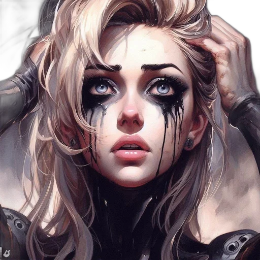 face, jacket, mask, comic book art, fantasy art, cyberpunk, photorealistic, neon lights transparent PNG cut-out