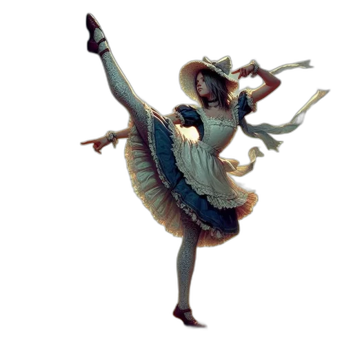 staff, dress, mask, jewelry, 3d render, concept art, fantasy art, oil painting transparent PNG cut-out