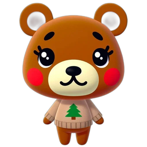 animal, creature, staff, 3d render, concept art, earth tones, cute, animated transparent PNG cut-out