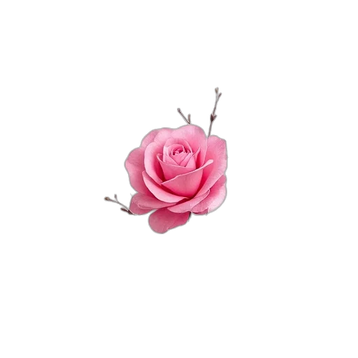 flower, jewelry, crown, staff, 3d render, photorealistic, pixel art, pastel transparent PNG cut-out
