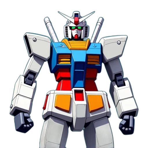 robot, weapon, concept art, 3d render, pixel art, stylized, illustration, predominantly transparent PNG cut-out