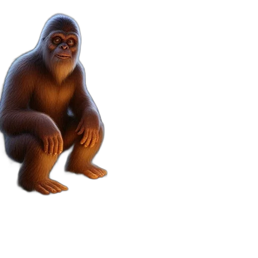animal, creature, face, staff, 3d render, concept art, photorealistic, pixel art transparent PNG cut-out