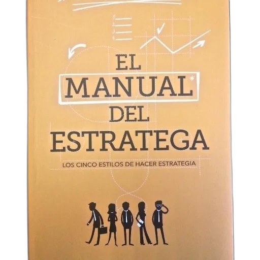 cover, manual, del, estratega, features, yellow, background, white transparent PNG cut-out