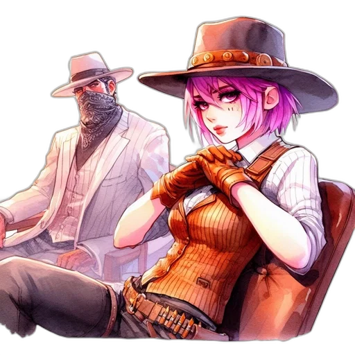 hat, staff, weapon, furniture, concept art, fantasy art, watercolor, cyberpunk transparent PNG cut-out