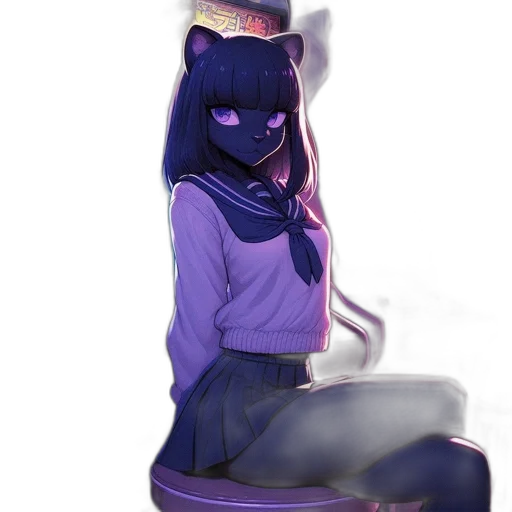 hat, mask, staff, creature, anime, concept art, fantasy art, pixel art transparent PNG cut-out