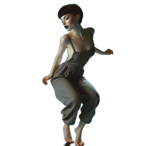 dress, staff, 3d render, concept art, photorealistic, fantasy art, earth tones, woman transparent PNG cut-out