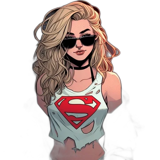comic book art, cartoon, concept art, pixel art, dimly, lit, room, woman transparent PNG cut-out
